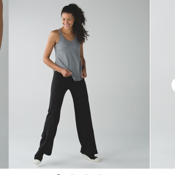 Lululemon Stillness Wide-leg Drawstring Hem Pant Black Sz 4 *RARE* - Picture 4 of 15